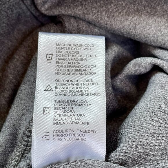 NWOT Juicy Couture Sport Cropped Hi-Rise Logo Leggings Gray Size Medium - Picture 10 of 11